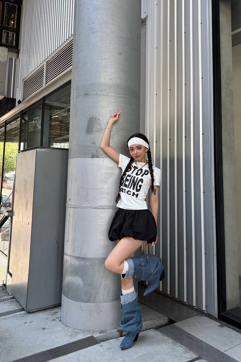 【Hina × Yuna】メッセージT WHITE