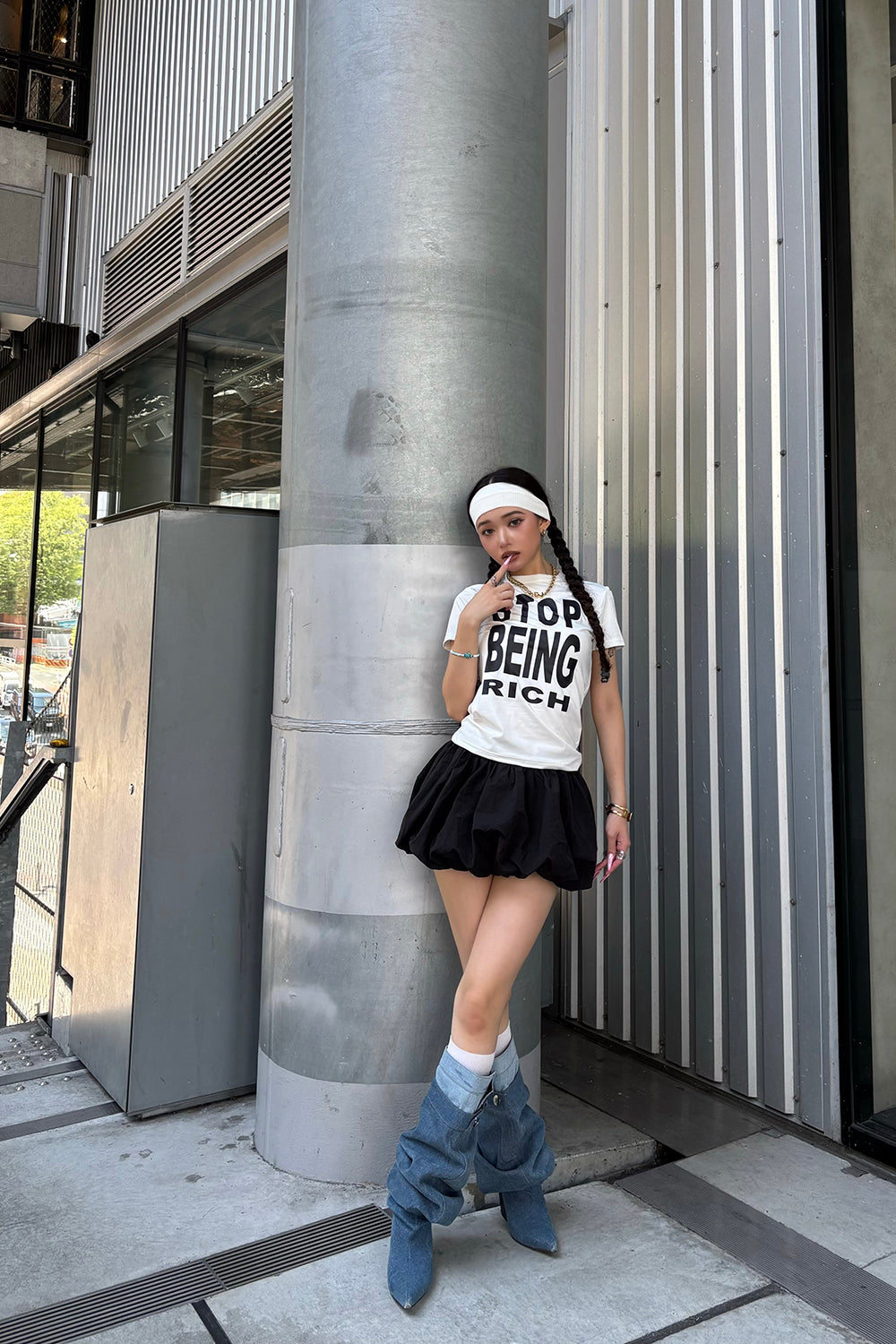 【Hina × Yuna】メッセージT WHITE
