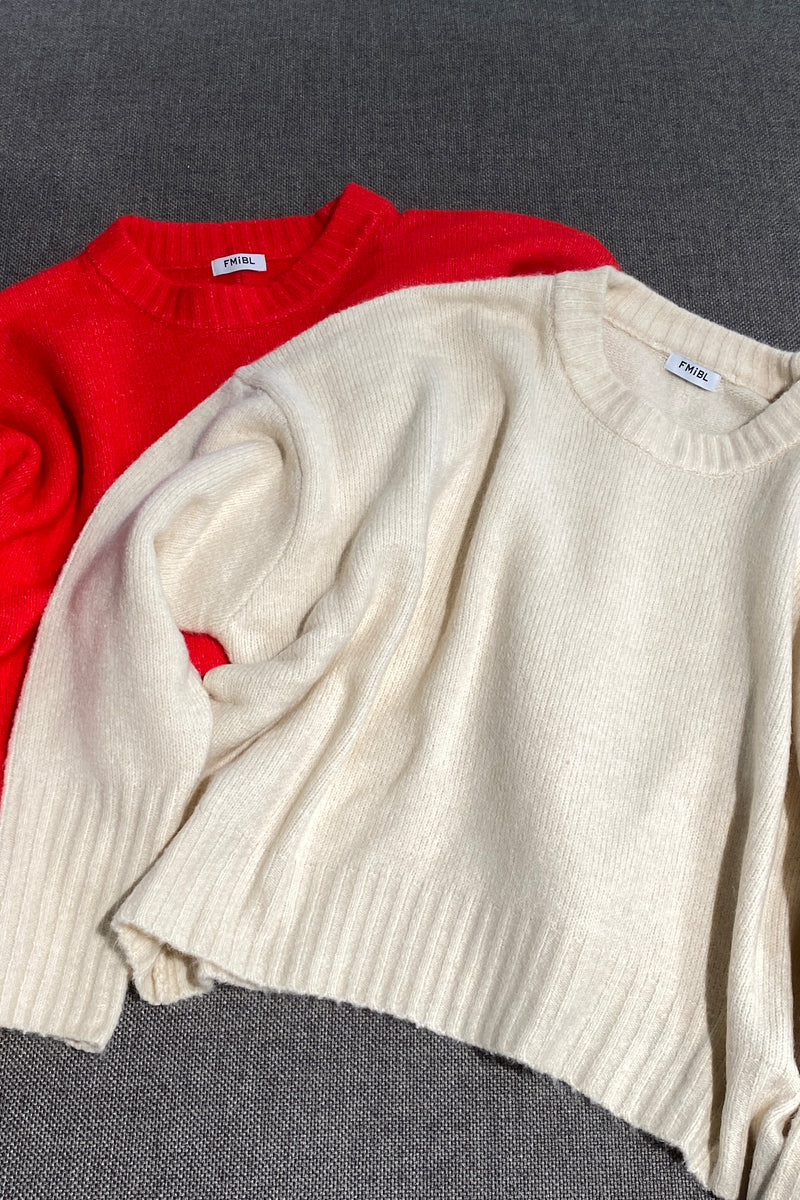 crew neck knit