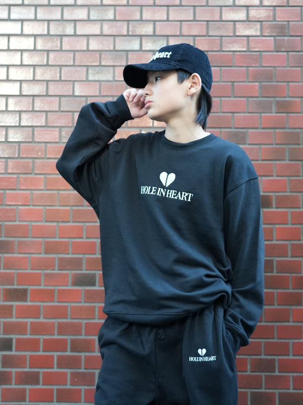 HOLE IN HEART SIMPLE LOGO PULLOVER