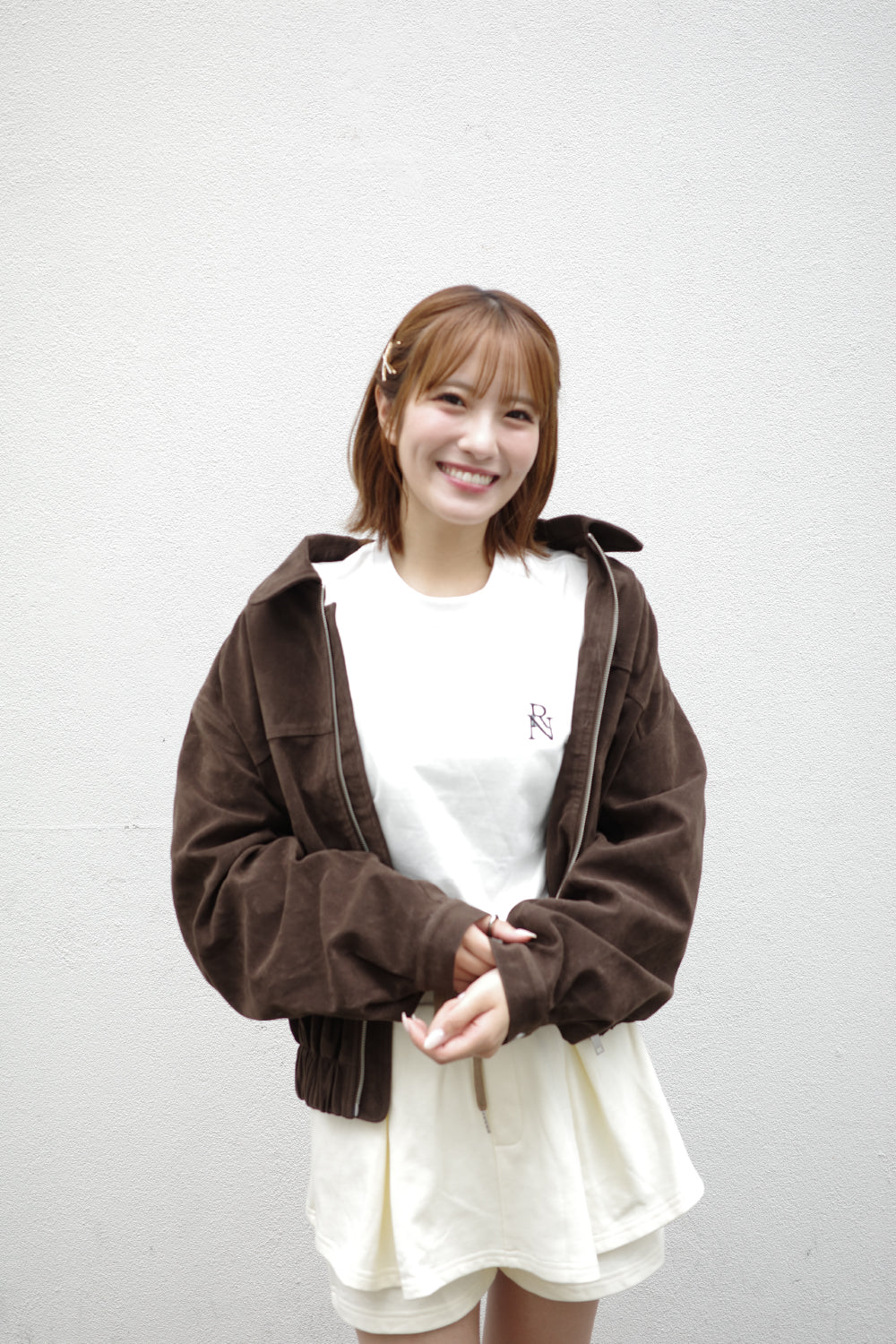 フェイクスエードオーバージャケット