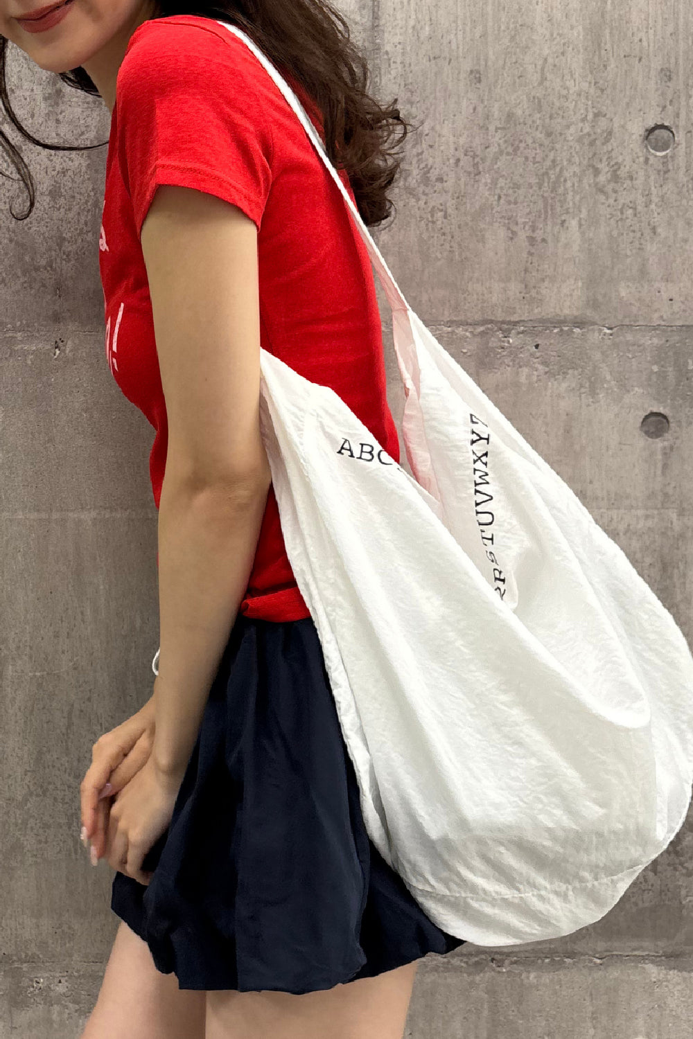 メッセージロゴプリントTシャツ