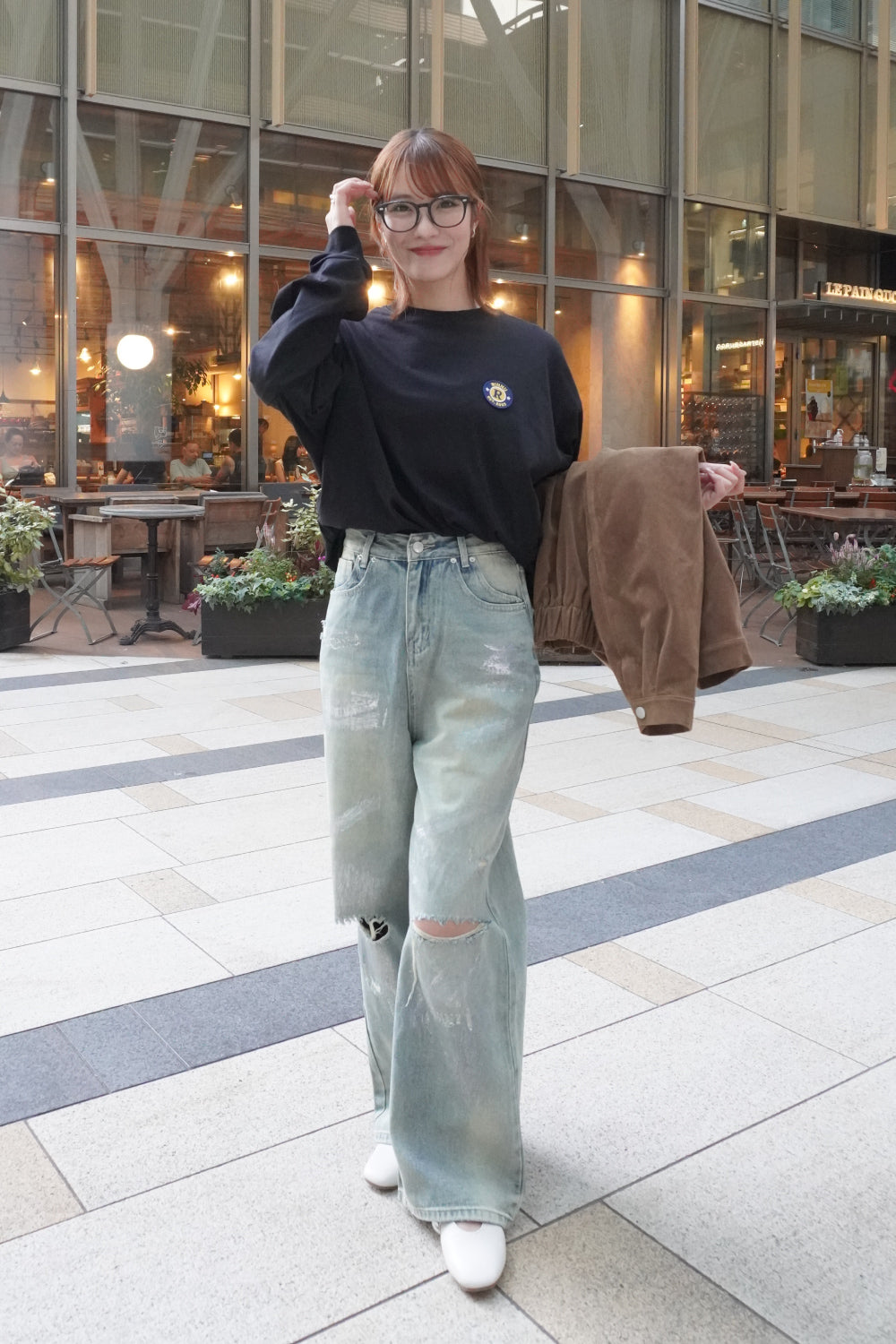 カレッジロゴワッペンロンTee