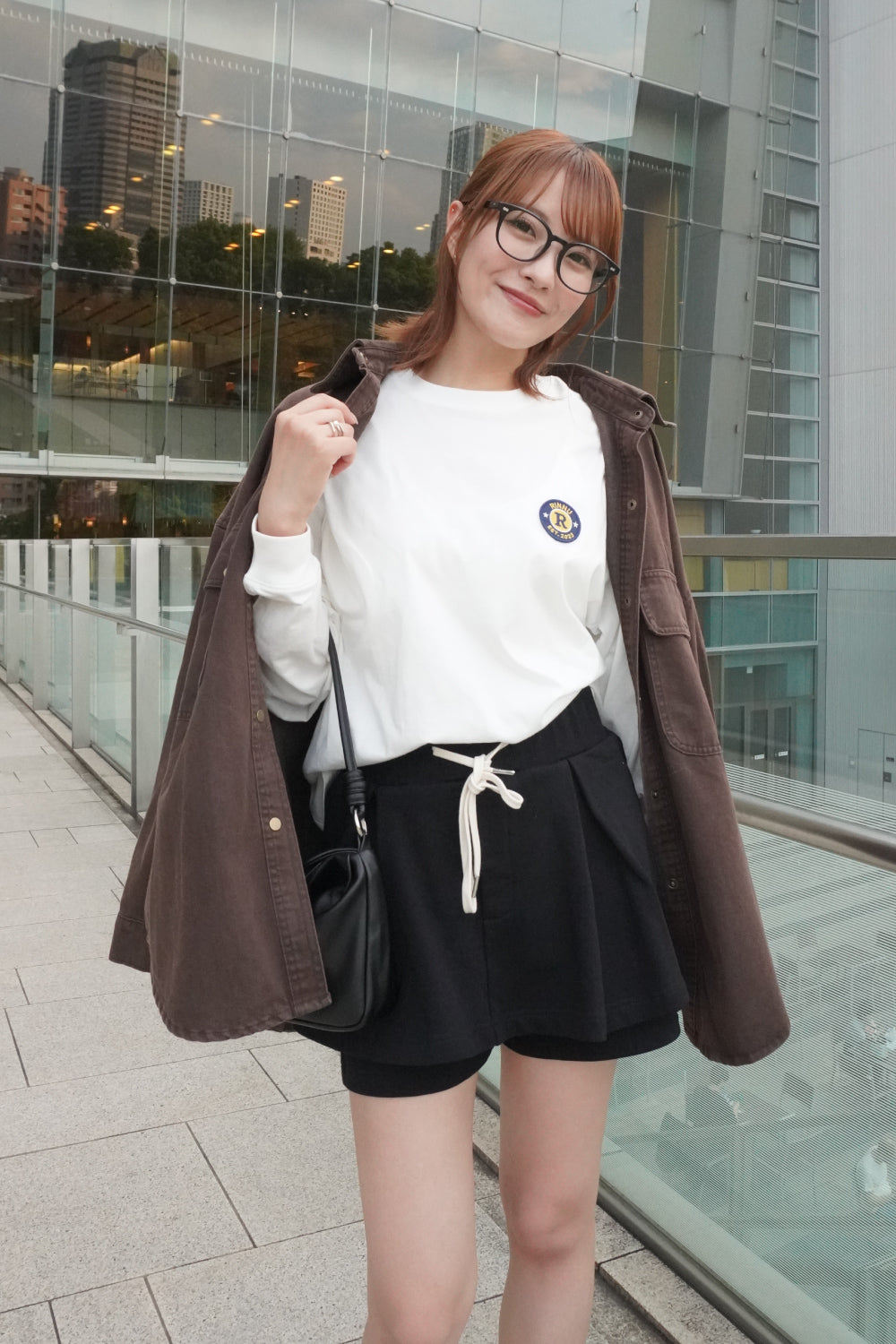 カレッジロゴワッペンロンTee