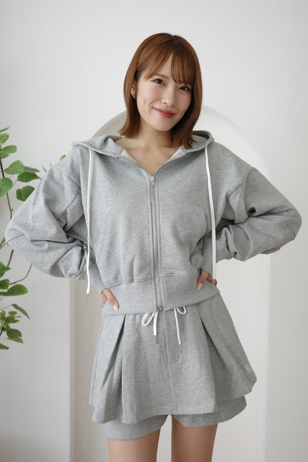 RNスウェットスカートライクショートパンツ