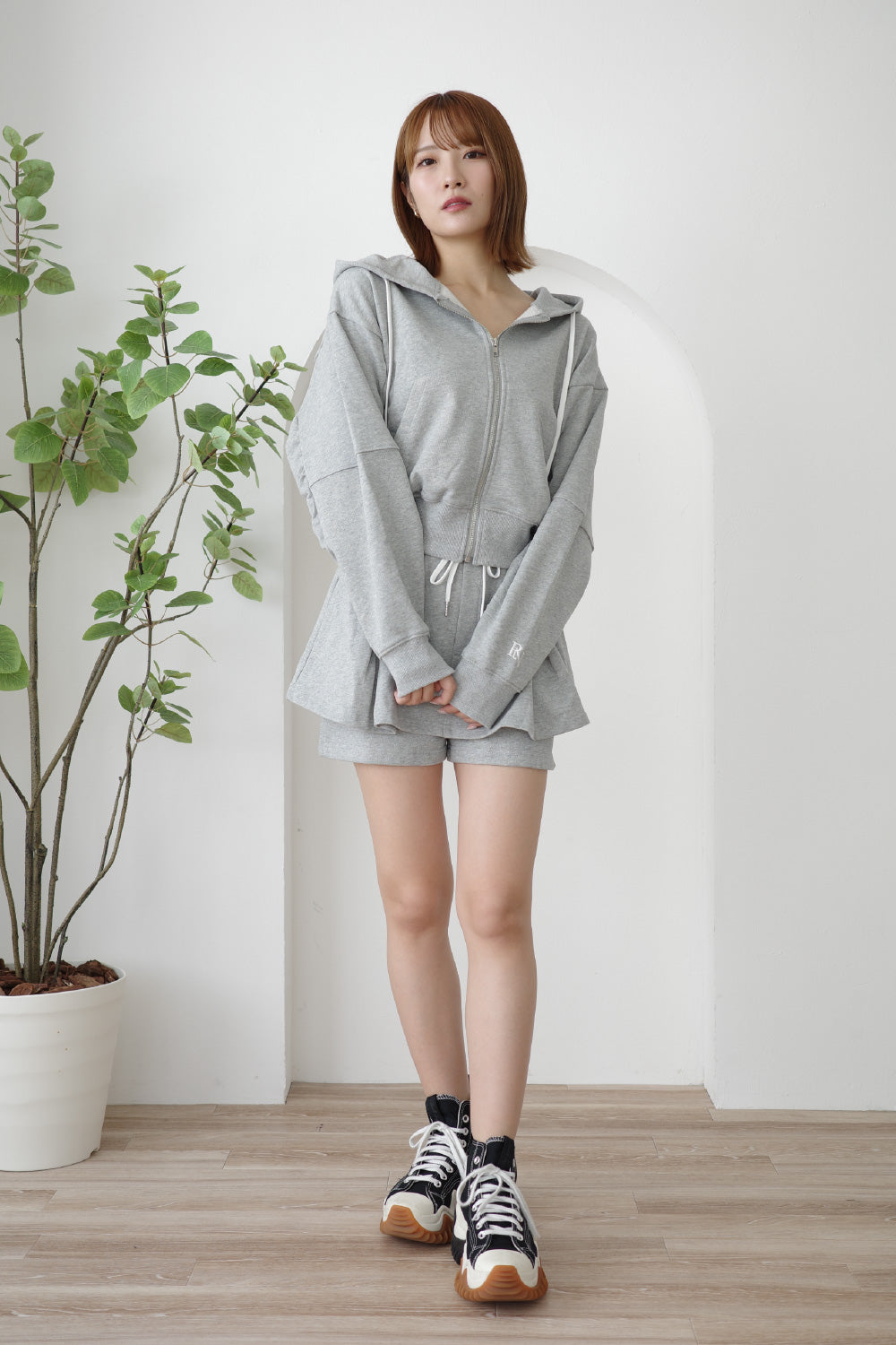 RNスウェットスカートライクショートパンツ