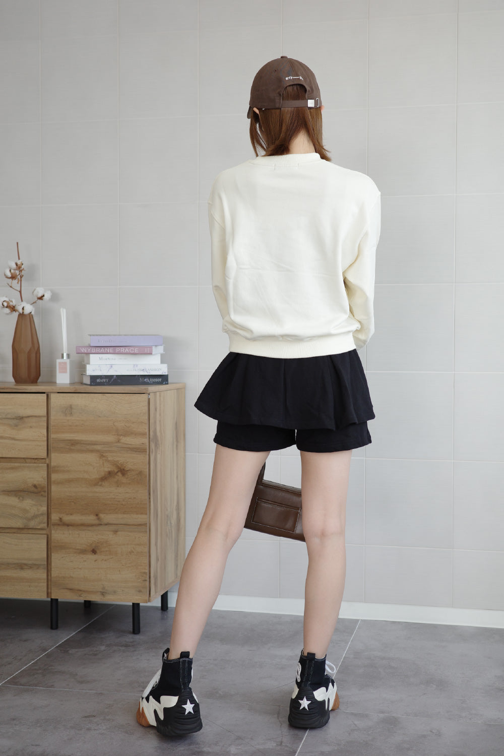 RNスウェットスカートライクショートパンツ