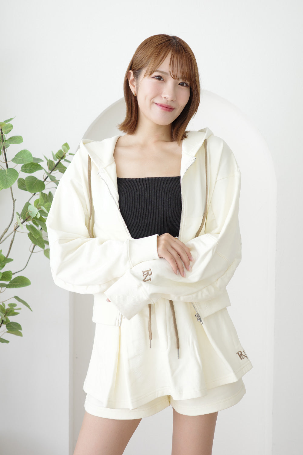 RNスウェットスカートライクショートパンツ