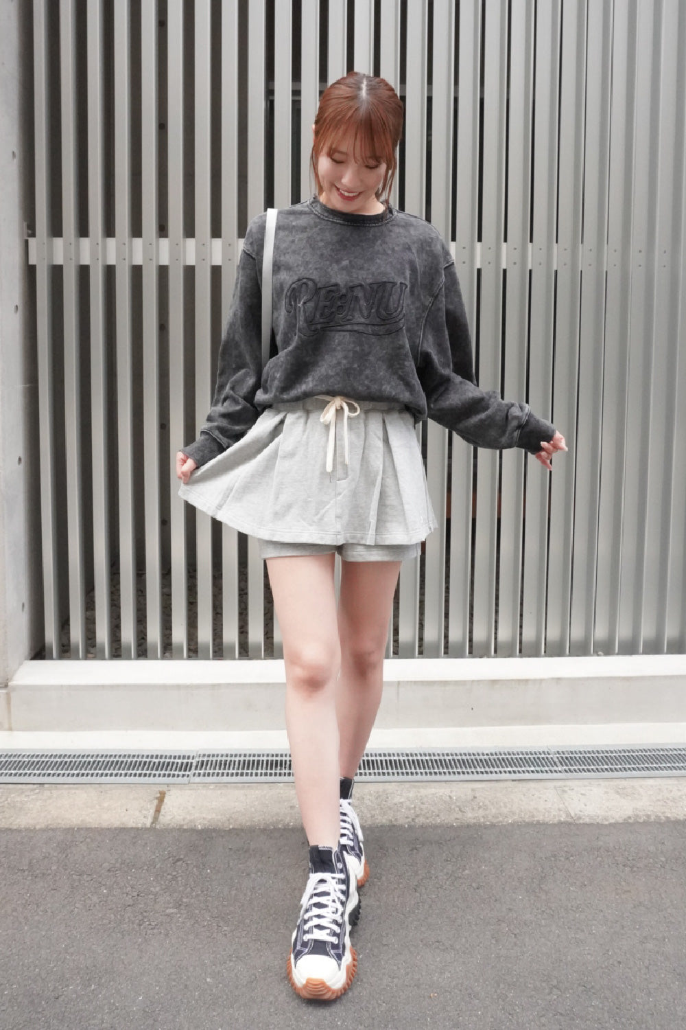 RNスウェットスカートライクショートパンツ