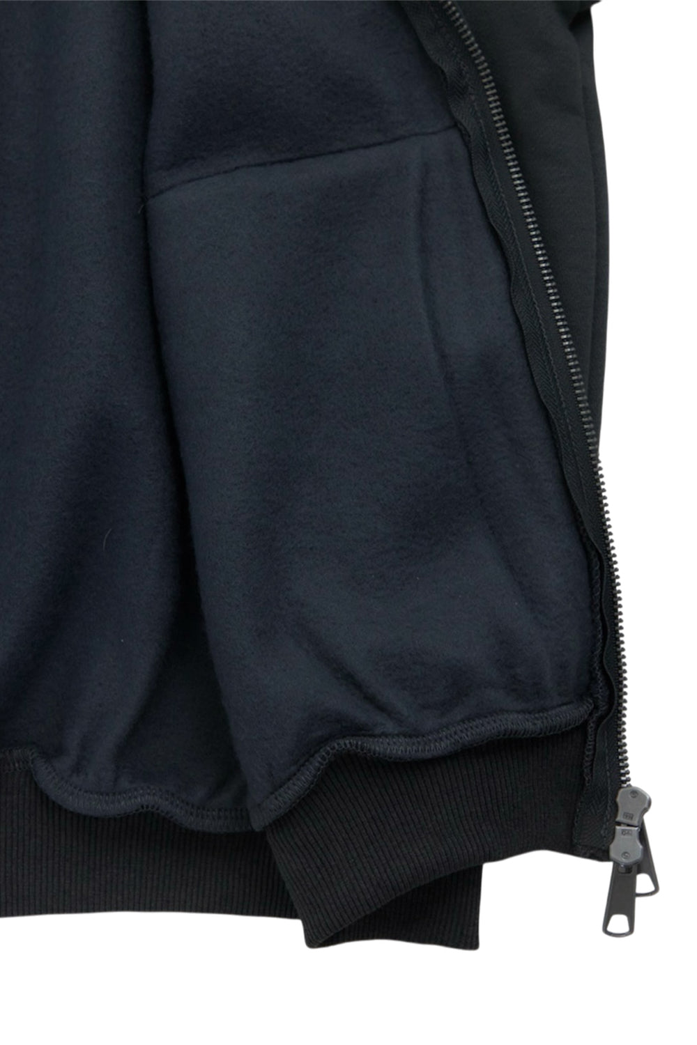 BUBBLE LOGO ZIP HOODIE CHARCOAL GRAY