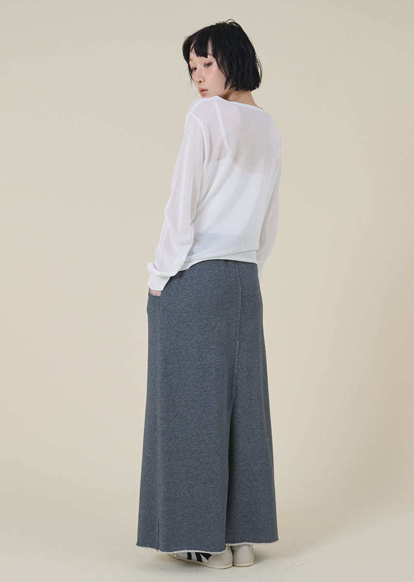 シアーVネックカーディガン