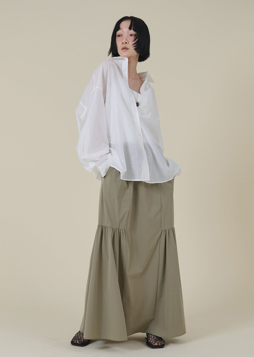 シアーオーバーシャツ