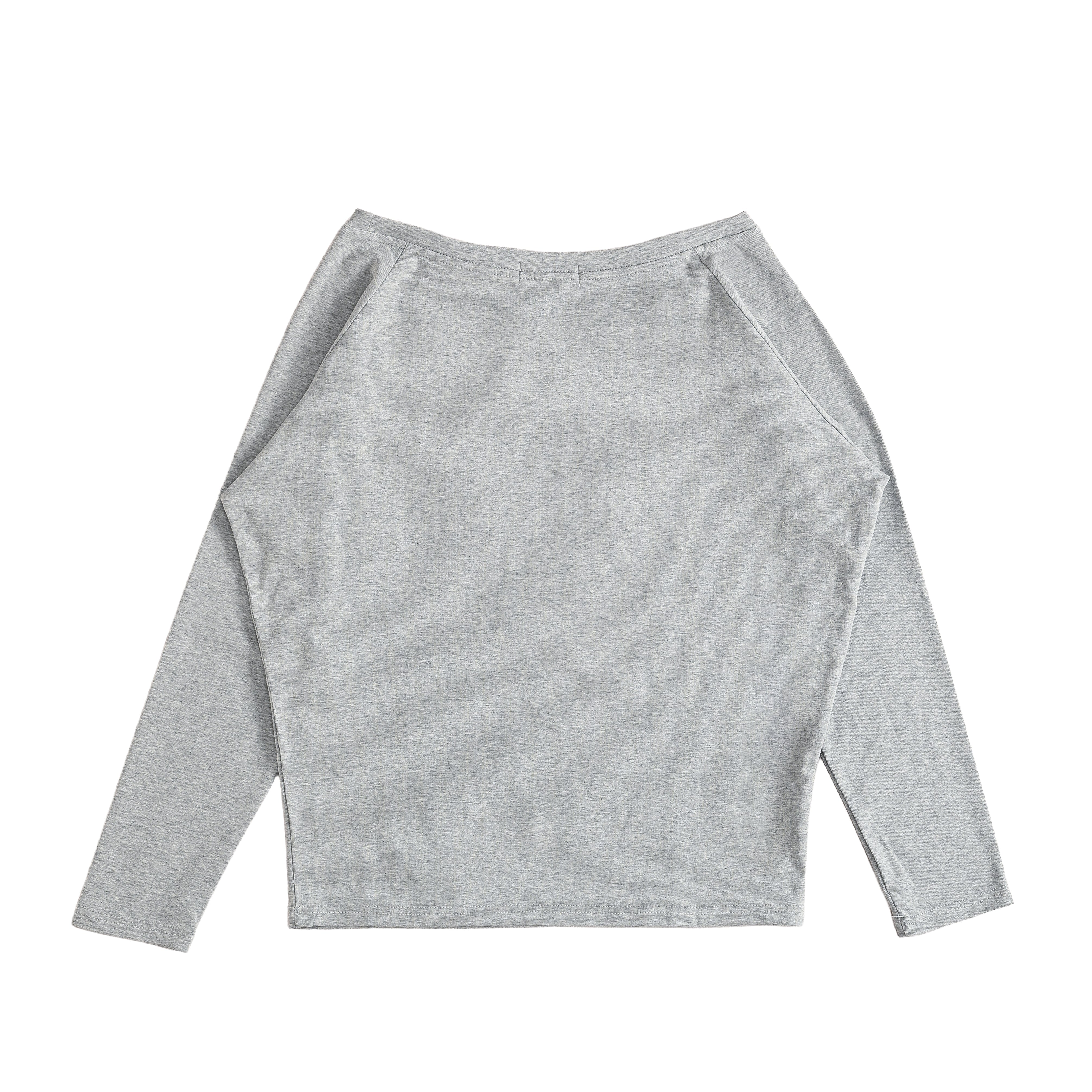 OFF SHOULDER LOGO TOPS gray image