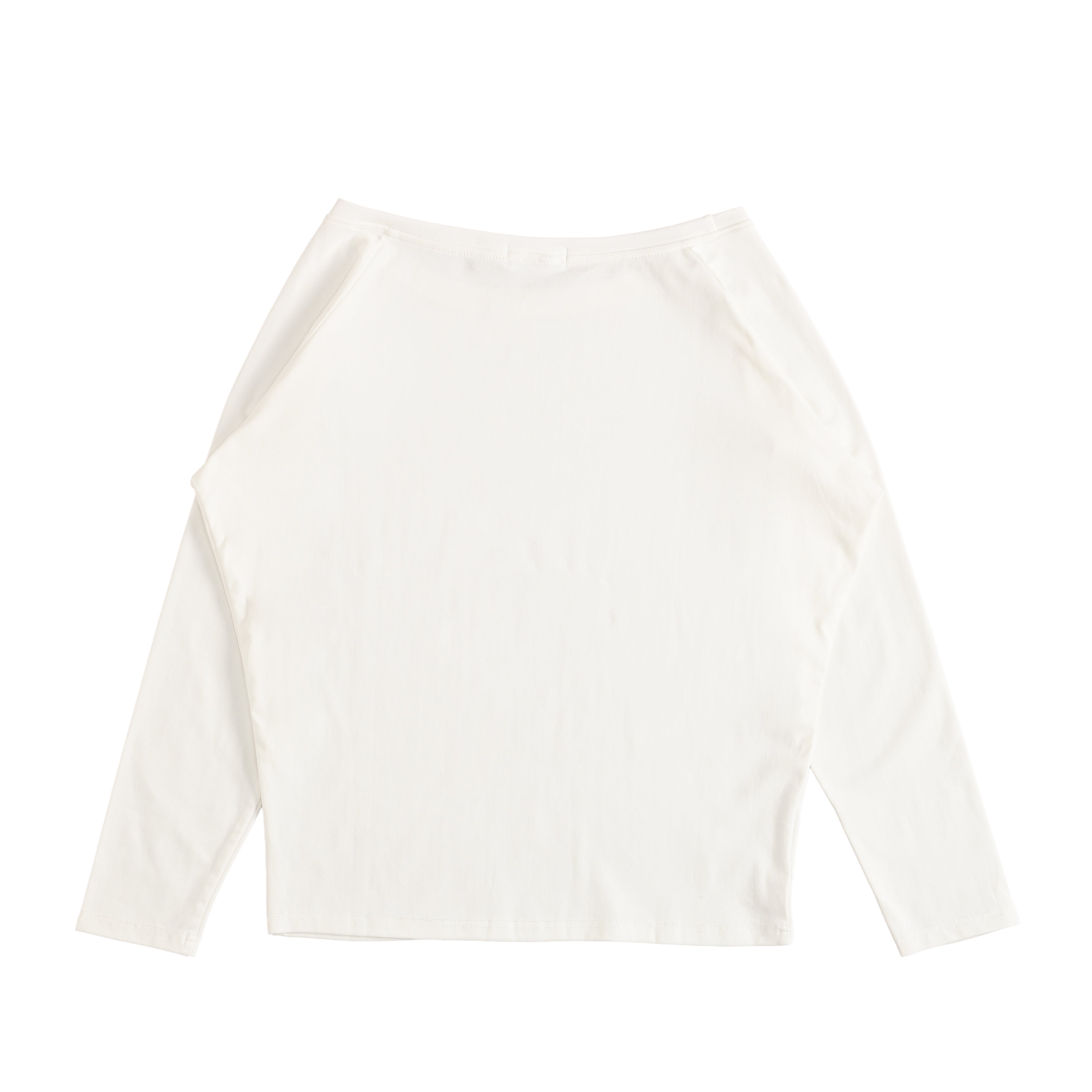 OFF SHOULDER LOGO TOPS white image