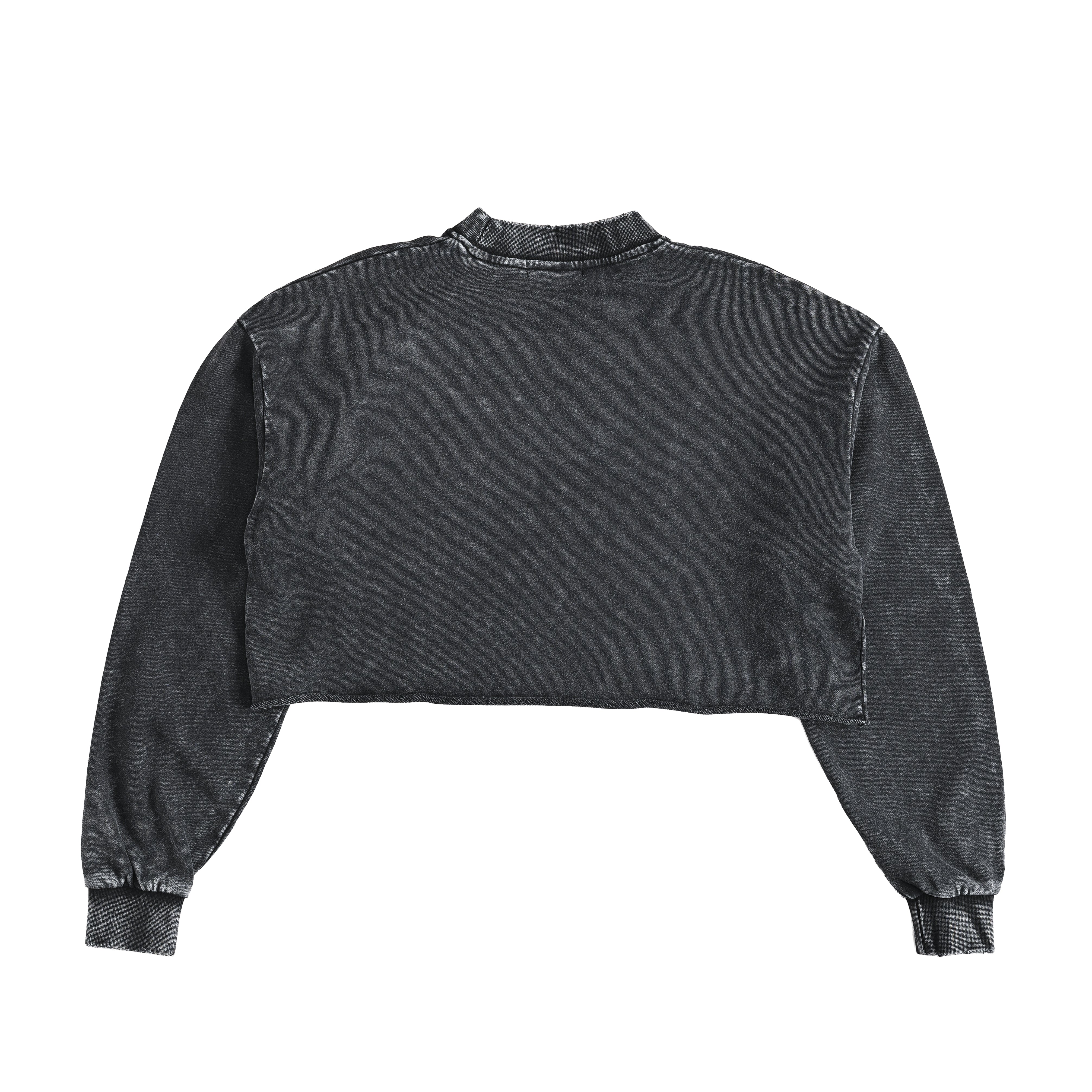 LACE UP SHORT TOPS black image