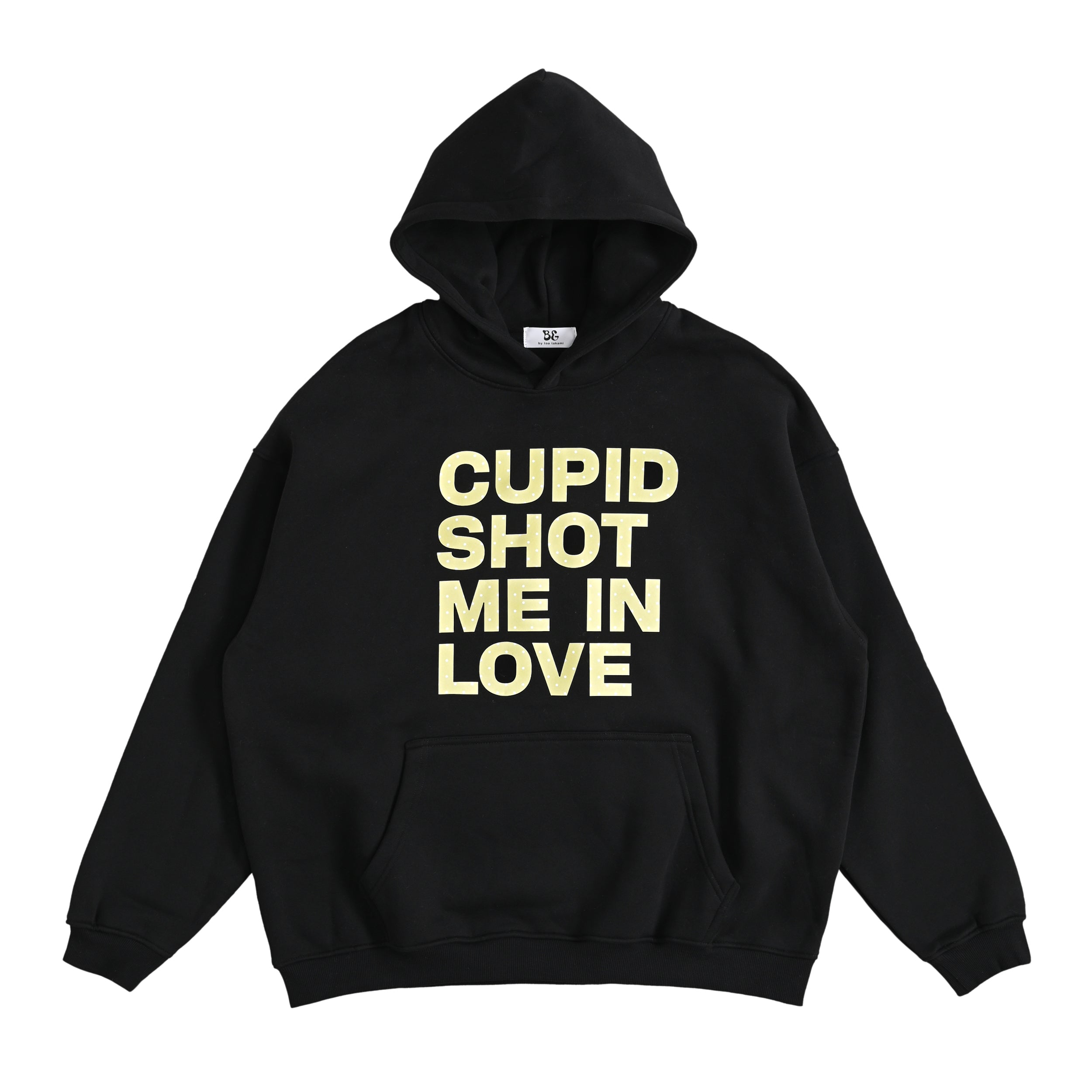 【BG】CUPID SHOT ME IN LOVE HOODIE black image