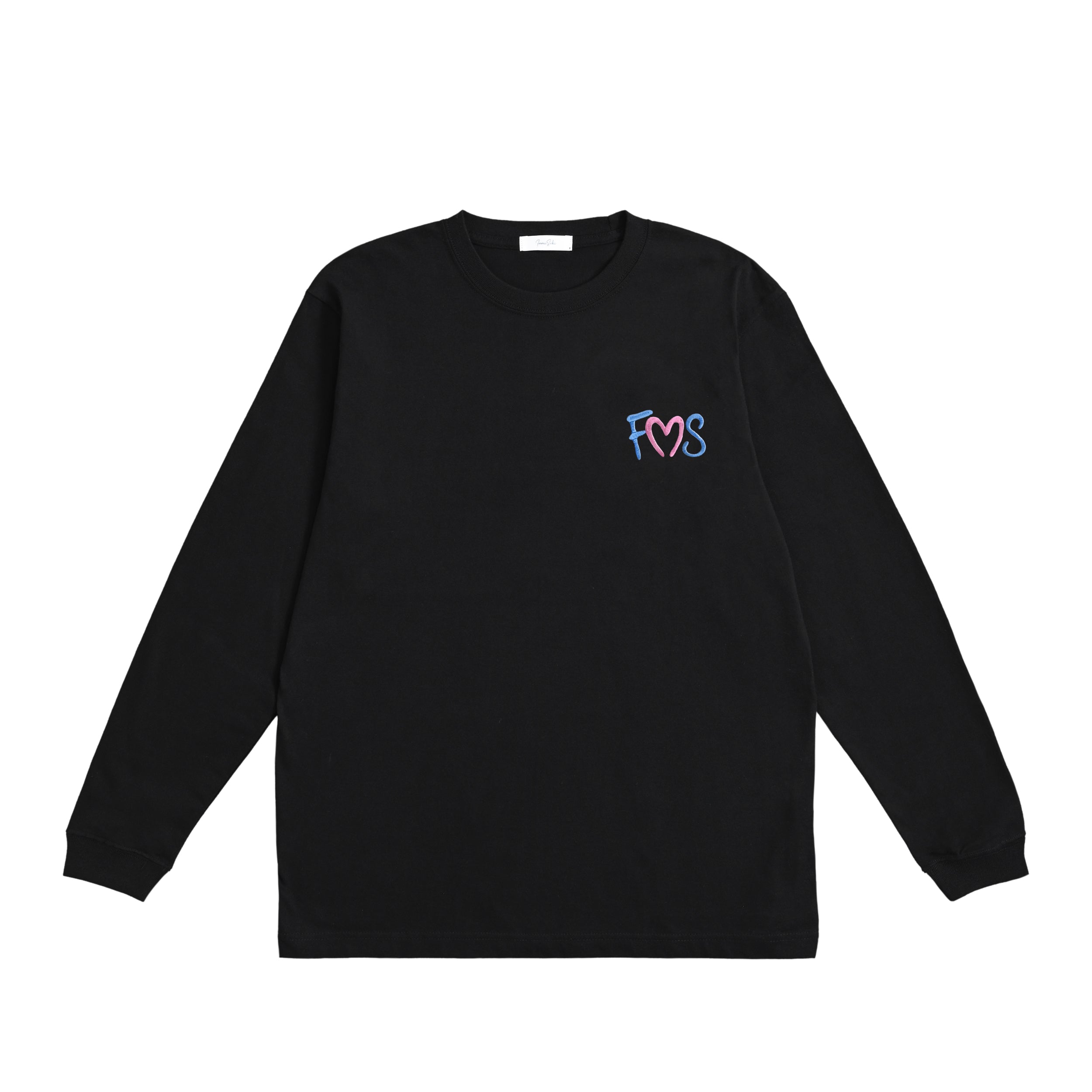 袖リブL/S Tシャツ black image