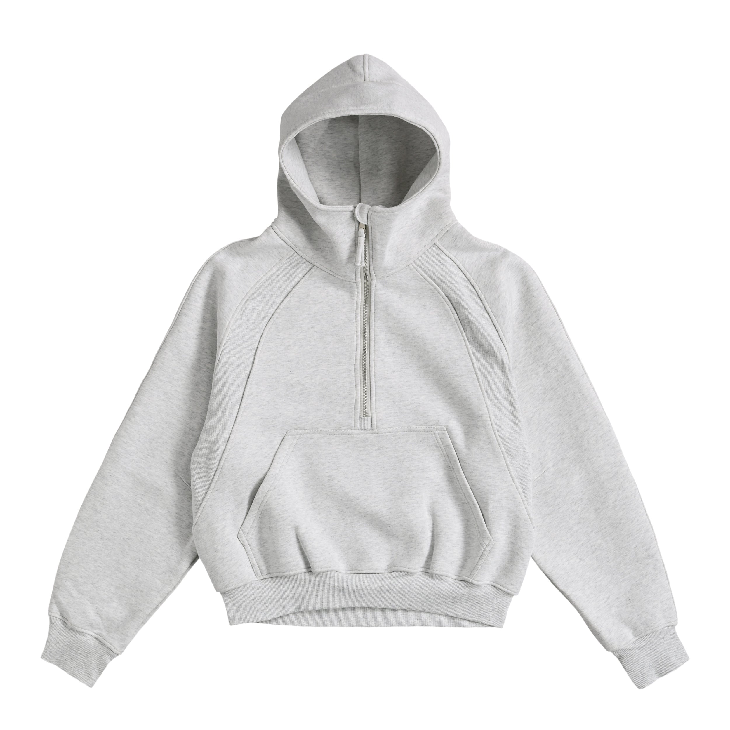 HALF ZIP LOGO HOODIE